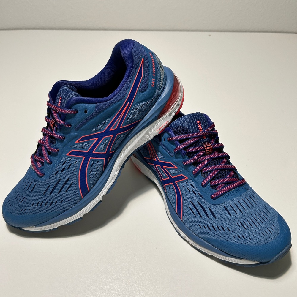 Asics Gel-Cumulus 20 Women Running Shoes Blue Pink 1012A008 Size 9.5